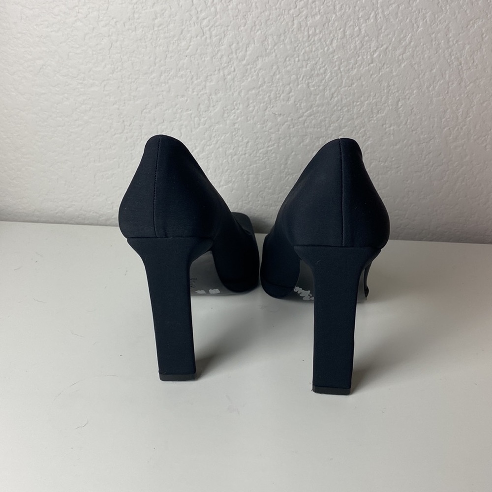 Via Spiga black square toe block heels - Picture 5 of 7